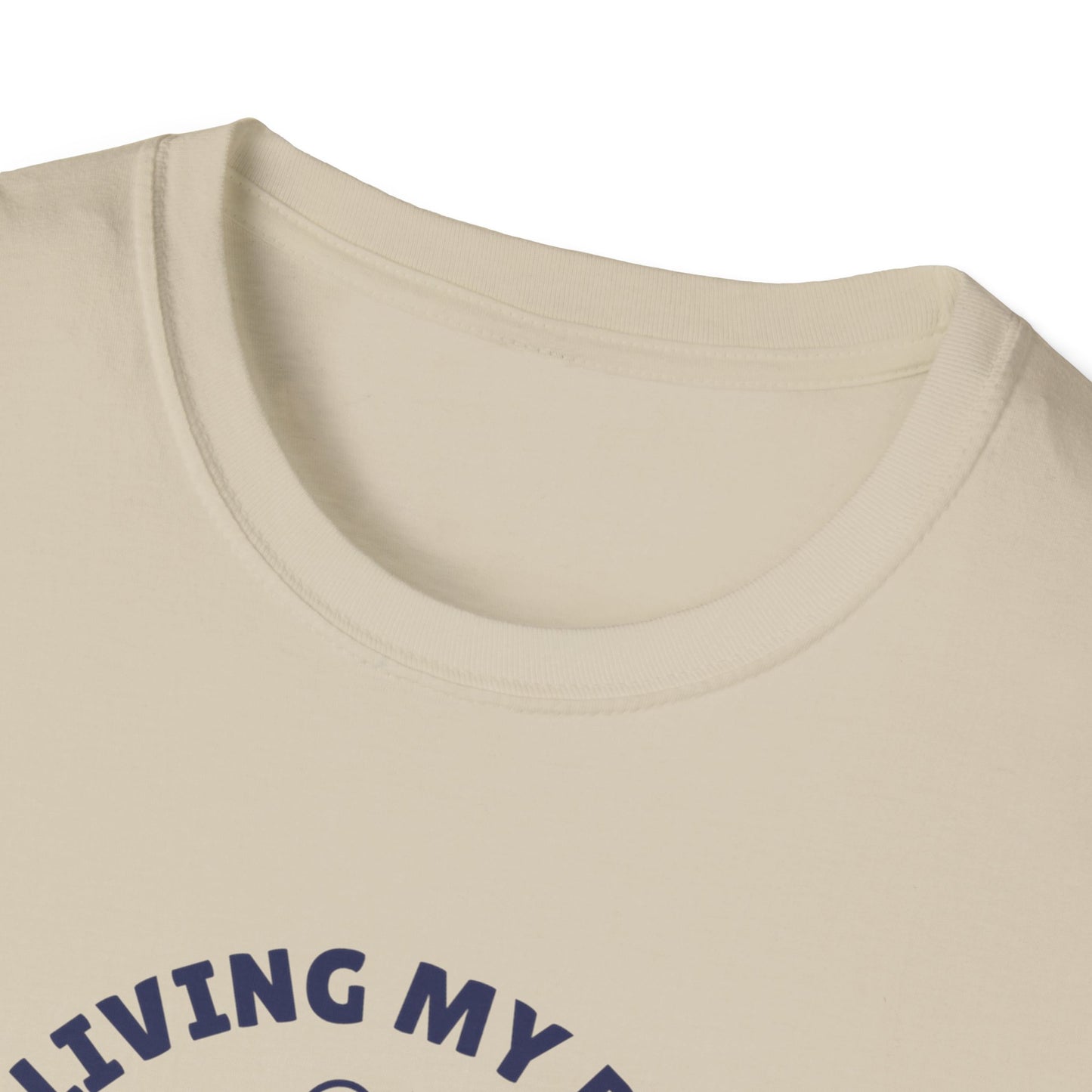 Unisex Softstyle T-Shirt Living my best life est 2024