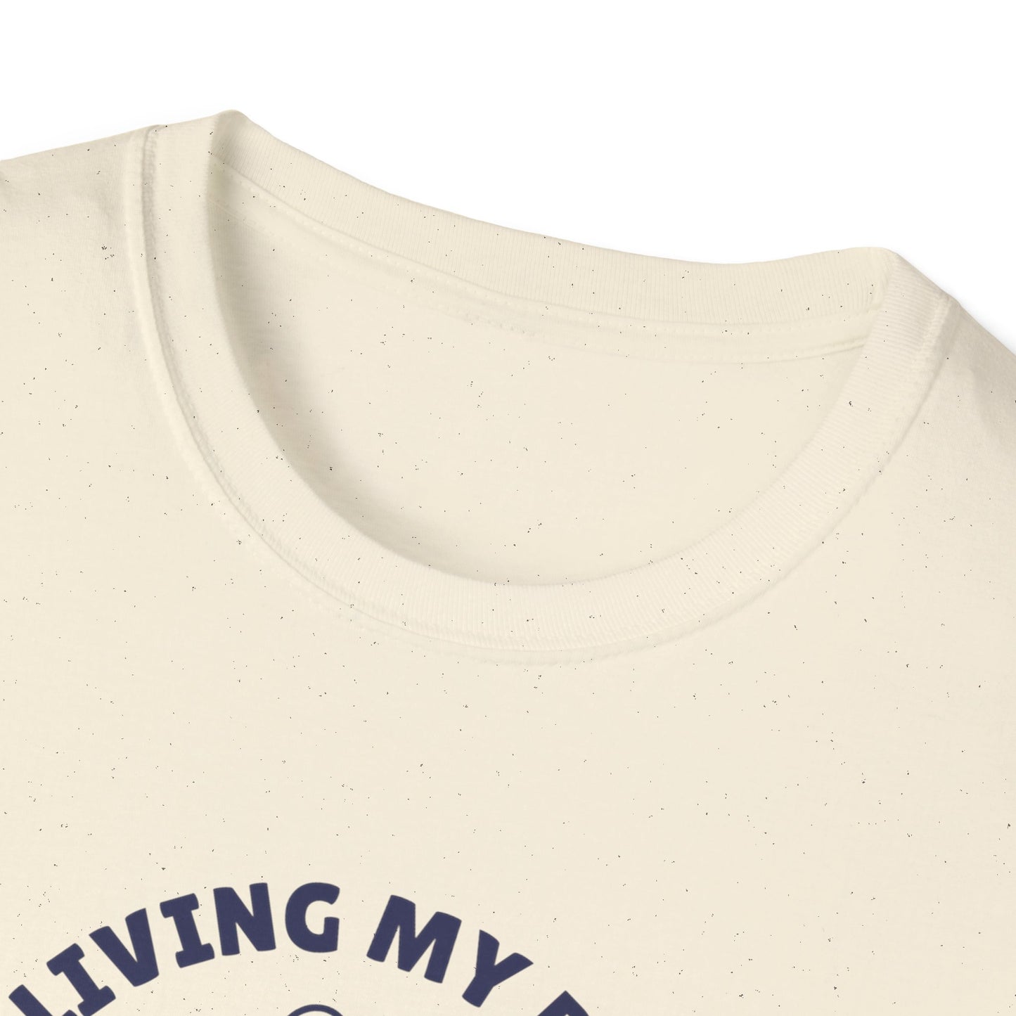 Unisex Softstyle T-Shirt Living my best life est 2024